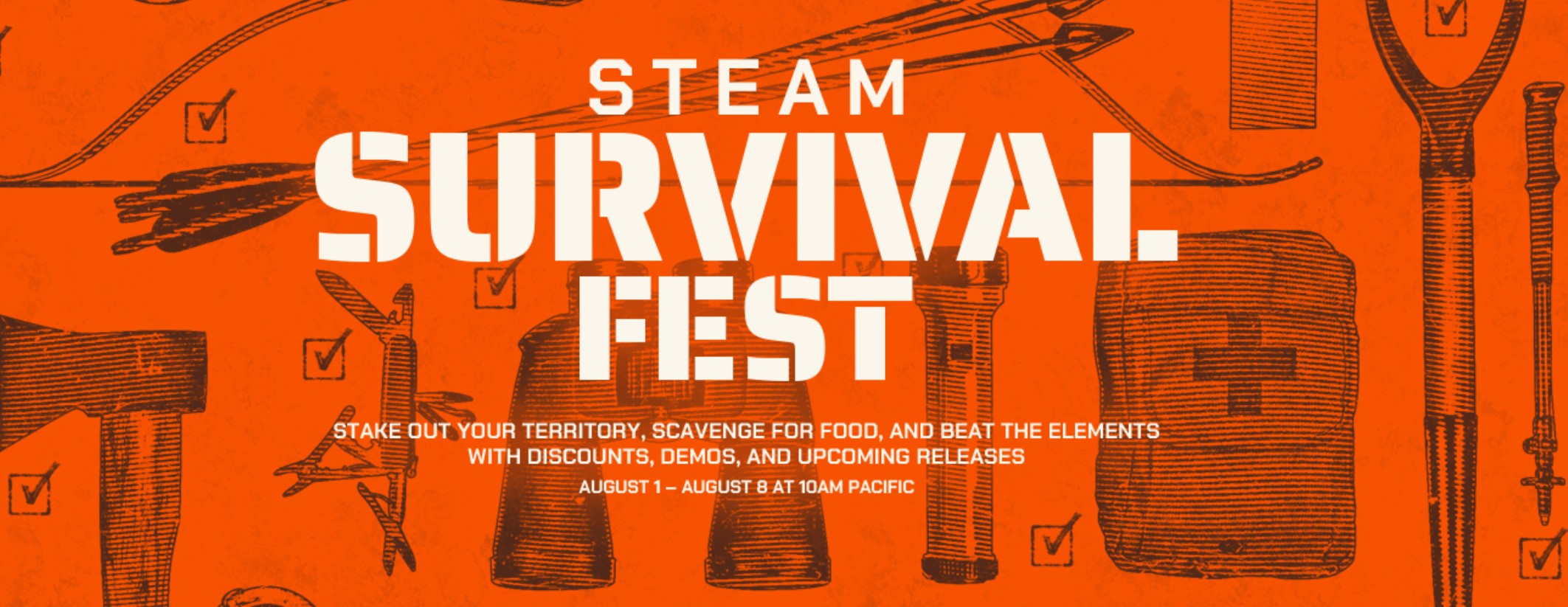 steam survival fest promo