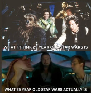 25 year old star wars meme