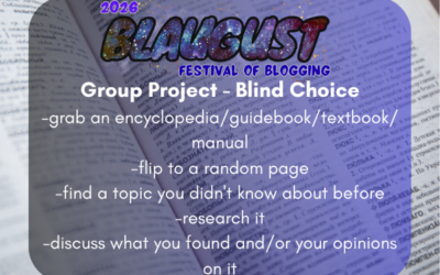 Blaugust 2026 Group Projects – Blind Choice